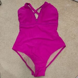 NWT Womens Pink One Piece Swimsuit